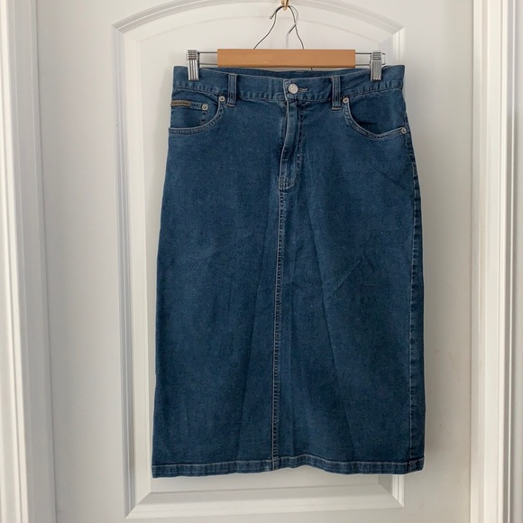 Calvin Klein Jeans Dresses & Skirts - Calvin Klein Jeans Denim Jean Skirt